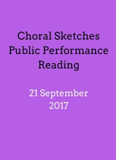 Choral Sketches – Performance Readings