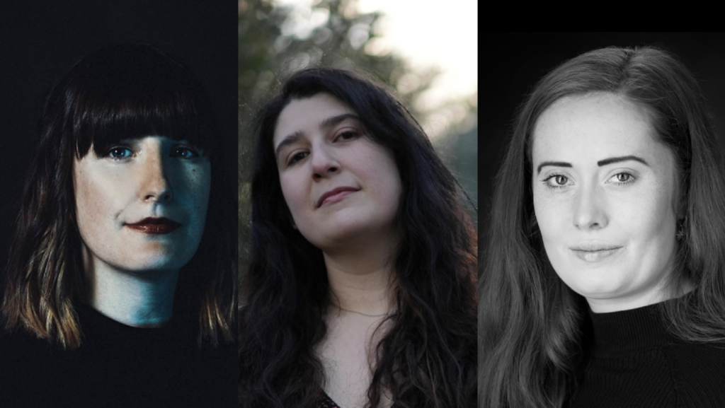 Composers Bianca Gannon, Caterina Schembri, and Laura Heneghan